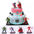 Avengers Figures Cake Topper Set 4pcs