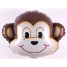35" Monkey Head Foil Balloon