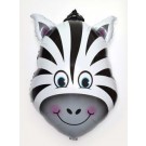 35" Zebra Head Foil Balloon