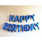 16" HAPPY BIRTHDAY blue colours foil balloons