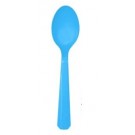 Blue Premium Plastic Spoons 25pcs