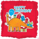 18" Dinosaurs Birthday Foil Balloon