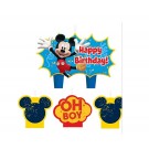 Mickey Mouse Birthday Candles 4pcs