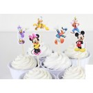 Mickey and Friends Cupcake Pics 12pcs 