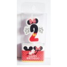 Minnie Mouse 2nd Birthday Candle