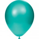 12" Pearl Teal Colour Latex Balloons