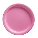 Pink Paper Dessert Plates 25pcs