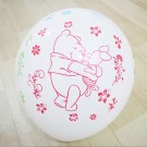 12" Winnie the Pooh white Latex Balloons