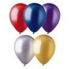 12" Metallic Colour Assorted Latex Balloons