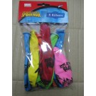 12in Spiderman Printed Latex Balloons 8pcs per pack