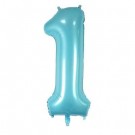 40" Pastel Blue 1 Foil Balloon