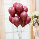 12in Pearl Wine Red Latex Balloons