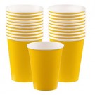 Sunshine Yellow Paper Cups 20pcs