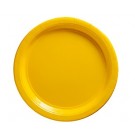 Sunshine Yellow Paper Dessert Plates 25pcs