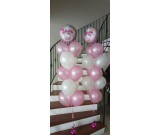18in Hello Kitty Foil Balloon with 10 Latex Balloon Bouquet
