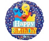 18" Sesame Street Birthday Confetti Balloon