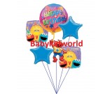Elmo 1st Birthday Balloon Bouquet