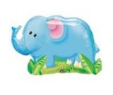 27" Jungle Party Elephant SuperShape Foil Balloon