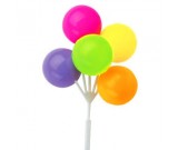 Neon Colour Balloon Cluster Picks