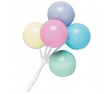 Pastel Colour Balloon Cluster Picks