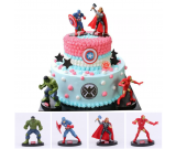 Avengers Figures Cake Topper Set 4pcs