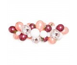 12in Pearl Wine Red Balloon Chain Set