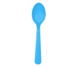 Blue Premium Plastic Spoons 25pcs