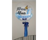 24in Personalised Clear Bubble Balloon - 8pcs mini balloons filled