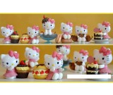 Hello Kitty Dessert 6pcs Figure Toppers