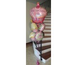 Birthday Girl 1st Cupcake Birthday Balloon Bouquet