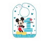 Mickey Mouse 1st Birthday Bib