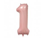 40" Pastel Pink 1 Foil Balloon