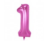 40" Pink 1 Foil Balloon