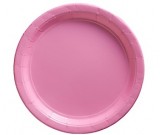 Pink Paper Dessert Plates 50pcs