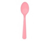 Pink Premium Plastic Spoons 25pcs