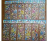 Princess Bubble Stickers, 6 sheets