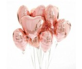 9pcs Heart Shaped Balloon Bundle