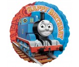 18" Thomas the Tank Happy Birthday Foil Balloon